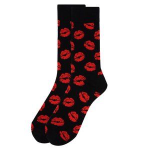 Red Lips Casual Sock-All New